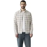Levi's Sunset Long Sleeve Shirt Beige L Homme