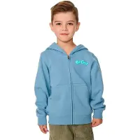 Rip Curl Ride The Wave Fleece Full Zip Sweatshirt Bleu 12-24 Months Garçon