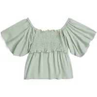 O'Neill Woven Short Sleeve T-shirt Vert 7-8 Years Fille