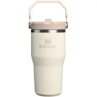 Stanley IceFlow Flip Straw 2.0 Tumbler gourde thermos en acier inoxydable Cream 1 pcs