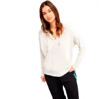 Roxy Destination Surf Hoodie Beige 2XL Femme