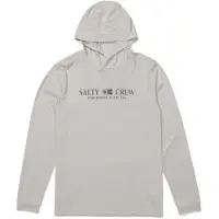 Salty Crew Flagship Hood Sunshirt Long Sleeve Rash Guard Gris 2XL Homme