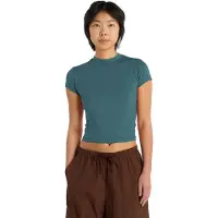 New Balance Define Fitted Short Sleeve T-shirt Bleu S Femme