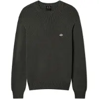 Armani Exchange pour homme. XM002819AF12930U8144 Pull-over Pull vert (L), Casuel, Coton, Manche longue