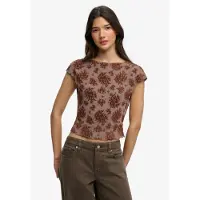 Superdry T-shirt marron / noisette