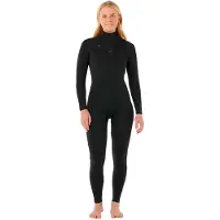 Rip Curl Dawn Patrol Pro 3/2 Mm Woman Long Sleeve Chest Zip Neoprene Suit Noir 6 Femme