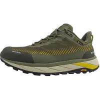 Meindl Chaussures de sport Eldora GTX pour hommes, chaussures de randonnée outdoor, couleur verte, pour le quotidien