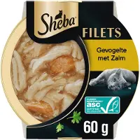 Sheba Filets à la Volaille et au Saumon en Sauce