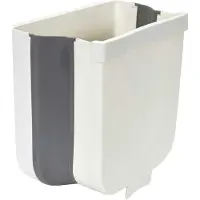 HowHomely | Poubelle pliable - Flexbin - 4l - Peu encombrante - Facile à nettoyer - Poubelle de cuisine