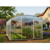 Garten Dream Jardin Dream Polycarbonate Serre "Avalon" 3x4m en acier, avec polycarbonate 6mm