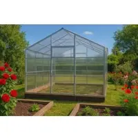 Garten Dream Serre en polycarbonate "Victoria" 3x10m en acier, avec polycarbonate 10mm