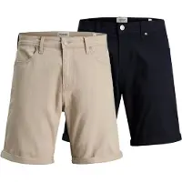 Jack & Jones Pantalon 'JPStrick Dylan' beige / bleu foncé