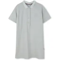 BOSS J53078 Short Sleeve Dress Gris 16 Years Fille