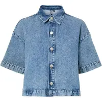 Pieces Chemisier 'PCSky' bleu denim