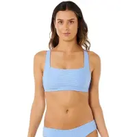 Rip Curl Premium Surf D-dd Crop Bikini Top Bleu L Femme