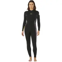 Rip Curl Dawn Patrol 3/2 Mm Woman Long Sleeve Back Zip Neoprene Suit Noir 12 Femme