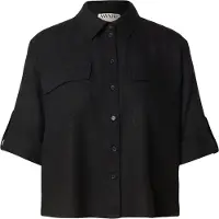 Vero Moda Ryder Fabiana Short Sleeve Shirt Noir M Femme