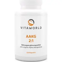 Vita-World GmbH AAKG - L-Arginine-Alpha-Ketoglutarat (120 Kps)