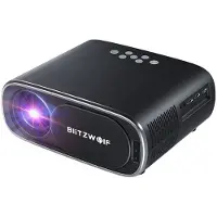 BlitzWolf Bw-V4 Projecteur 1080P/ Projecteur Led, Wi-Fi + Bluetooth (Noir)