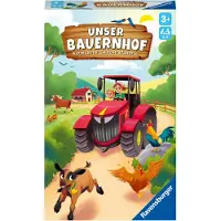 Ravensburger 22408 - Unser Bauernhof (Notre ferme), jeu de société pour enfants à partir de 3 ans, jeu de dés et de collection pour 2-4 joueurs