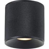 Brilliant Spot en saillie Marty rond noir Ø 10cm