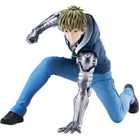 Banpresto One Punch Man Genos Figure 10 Cm Bleu