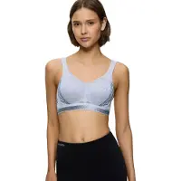 Triaction by triumph Soutien-gorge de sport ' Triaction Cardio Flow ' bleu fumé / bleu pastel