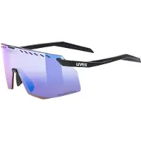 Uvex Pace Stage CV, lunettes de soleil, noir/bleu