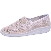 ACO HAUSTECHNIK Chaussures Aco pour femmes, chaussures basses, mocassins, couleur grise, style décontracté