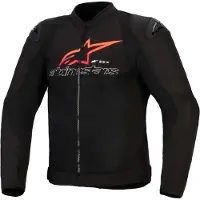 Alpinestars Veste SMX Air Black Bright Red White, Taille: XXL