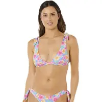 Rip Curl Malibu Cove Revo Deep V Bikini Top Bleu 2XS Femme