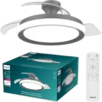 Philips Bliss Noir Ventilateur Pales Rétractables Led 3cct -