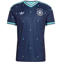 Adidas Germany 26/27 Away Short Sleeve T-shirt Bleu L Homme