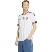Adidas Maillot 'Hungary 26 Away' jaune / vert foncé / rouge / blanc