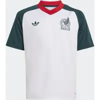 Adidas T-Shirt fonctionnel 'Mexico 26 Away Kids Pre Match' vert foncé / blanc