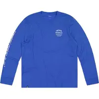 Mons Royale - T-shirt en laine de mérinos - Icon Merino LS M Ultramarine pour Homme en Nylon - Taille XL - Bleu