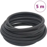 Syfax Tuyau d'air hybride noir 0,6" 5 m caoutchouc et PVC