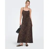 ONLY Robe Imprimé Léopard Femme Noir