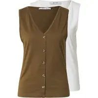 About You Haut 'Jasmin' olive / blanc
