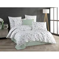 Brotex® Lin coton français 200x200,70x90 Jessie green