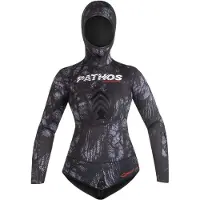 Pathos Ultra Lithos 5 Mm Woman Spearfishing Jacket Noir XL Femme
