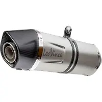 Leovince One Evo Aprilia Rs/rx 125 E5 Not Homologated Muffler Argenté Not Homologated