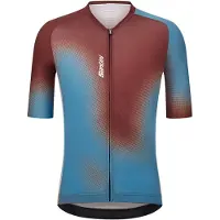 Santini Aura Short Sleeve Jersey Multicolore 3XL