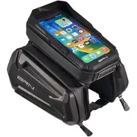 BRN Hard Shell Tank Visor 1.2l Frame Bag Noir