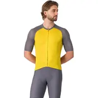 Castelli Unlimited Endurance 3 Short Sleeve Jersey Jaune 2XL Homme