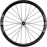 Ursus Proxima R Team 40 Mm Cl Disc Ceramic Tubeless Road Front Wheel Argenté 12 x 100 mm