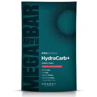 Megarawbar Hydracarb+ Proseries Caffeine Isotonic Monodose Box Neutral Flavour 64g 10 Units Clair
