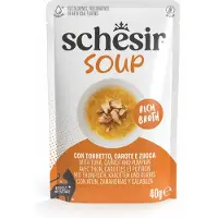 Schesir Soupe Thon/Carottes/Citrouille - Chat 40 G