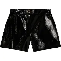 Armani Exchange pour femme. XW001815AF18859UC001 Short taille haute noir (XL), Casuel, Viscose