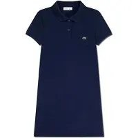 Lacoste Kids 347066 Short Sleeve Dress Bleu 4 Years Fille